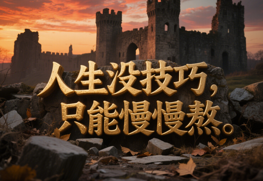 图片[1]-人生没技巧，只能慢慢熬-爱分享导航