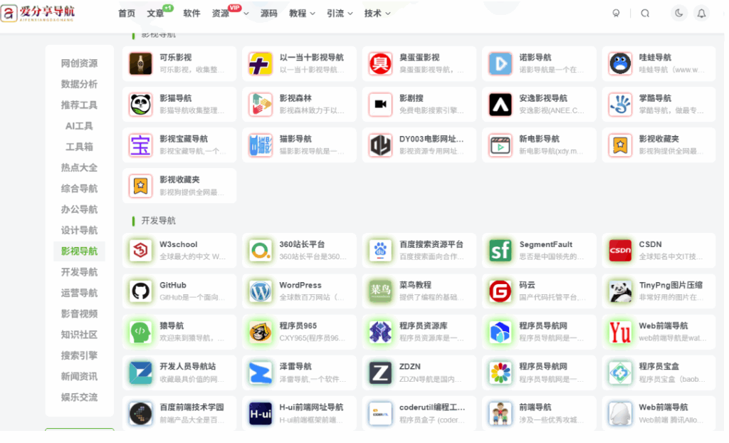 图片[1]-最大网站导航 vs 普通导航：优势全解析-爱分享导航