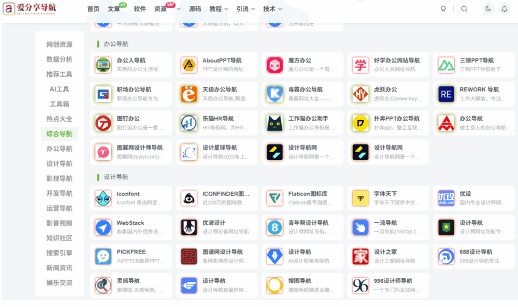 图片[1]-怎么制作自己的网站导航？初学者也能学会的教程-爱分享导航