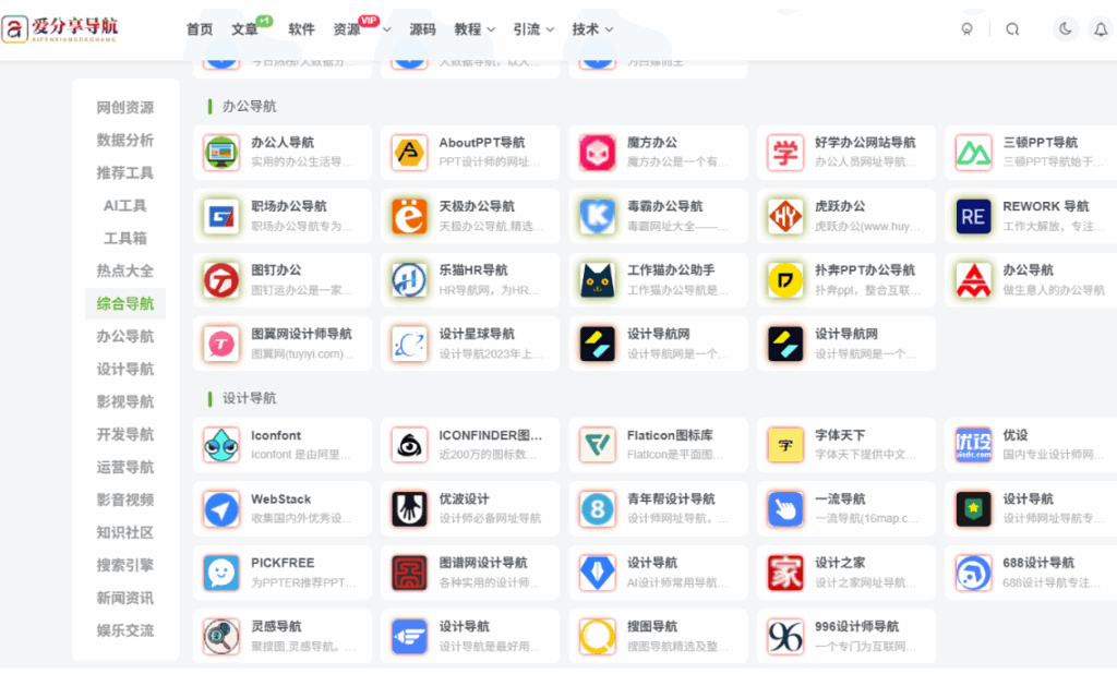图片[1]-资源整合网站导航：如何高效利用网络资源-爱分享导航