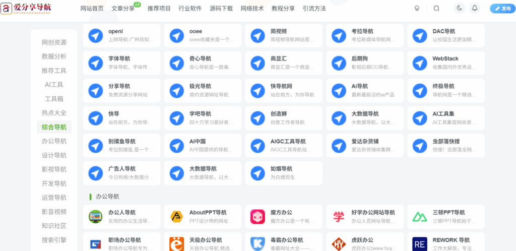 图片[1]-借助最大网站导航，畅游学术资源海洋-爱分享导航