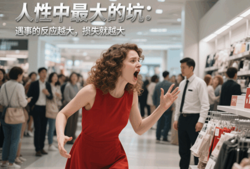 人性中最大的坑：遇事的反应越大_损失就越大-爱分享导航
