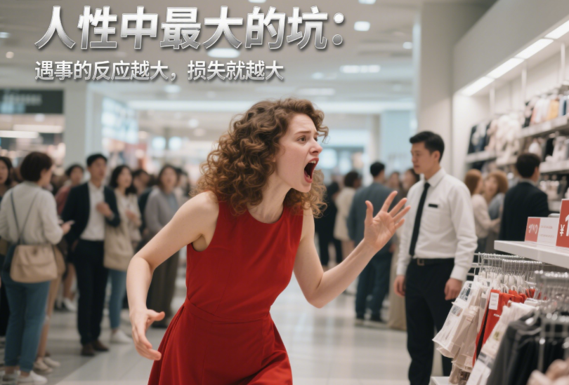 图片[1]-人性中最大的坑：遇事的反应越大_损失就越大-爱分享导航