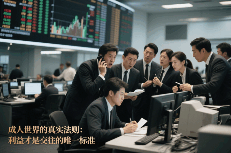 成人世界的真实法则：利益才是交往的唯一标准