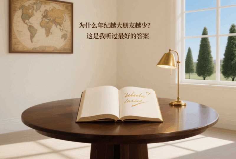 为什么年纪越大朋友越少？这是我听过最好的答案-爱分享导航