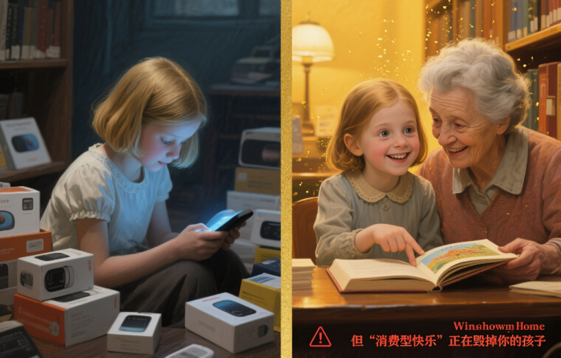 图片[1]-养孩子的终极目的是让孩子快乐_但是“消费型快乐”正在毁掉你的孩子