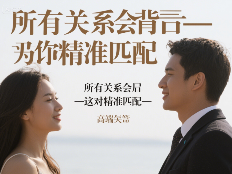 你终会明白：所有关系的背后-都是精准匹配