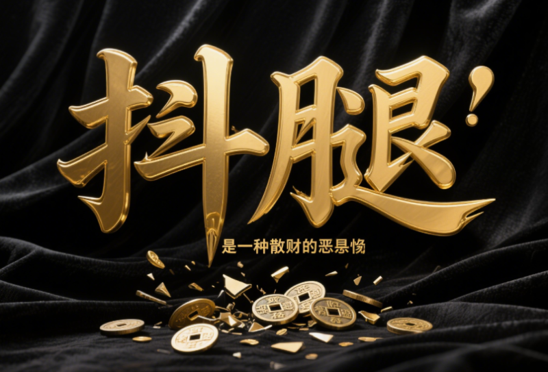 “抖腿”是一种散财的恶习-爱分享导航
