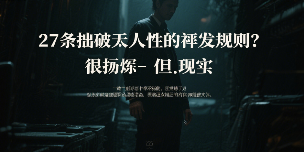 图片[1]-27条戳破人性的潜规则-很脏-但很现实-爱分享导航