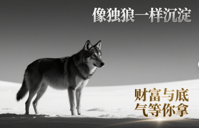 像独狼一样沉淀-财富与底气等你拿