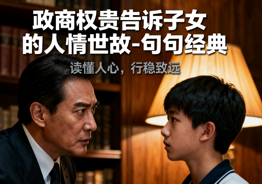 图片[1]-权贵圈层不外传的12条生存法则-助你逆袭人生