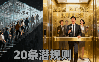 20条权贵“潜规则”：打破底层思维-爱分享导航