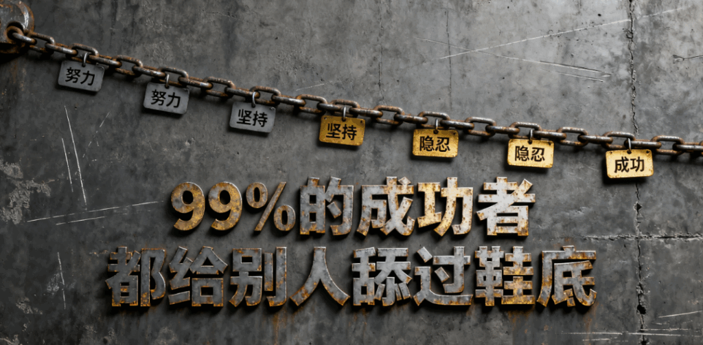 图片[1]-99%的成功者都给别人舔过鞋底-爱分享导航