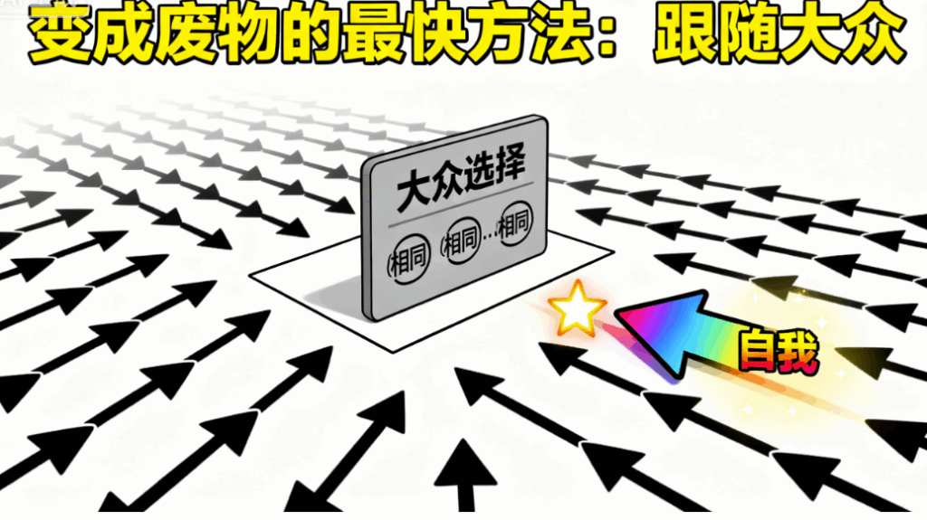 图片[1]-从“大众傀儡”到人生赢家：打破常规认知的蜕变密码