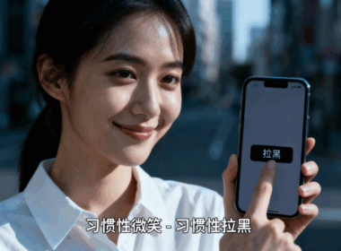 习惯性微笑-习惯性拉黑-爱分享导航