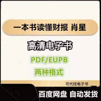 一本书读懂财报 肖星 电子书eupb pdf格式电子版-爱分享导航