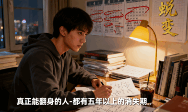 真正能翻身的人-都有五年以上的消失期-爱分享导航