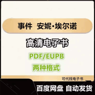 事件 安妮·埃尔诺 电子书eupb pdf格式电子版-爱分享导航