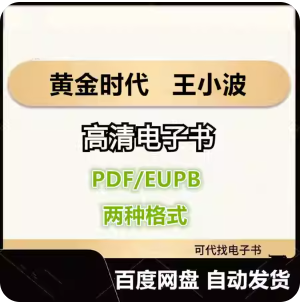 黄金时代 王小波 电子书eupb pdf格式电子版-爱分享导航
