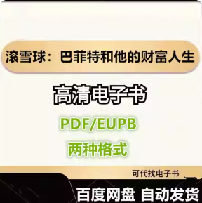滚雪球:巴菲特和他的财富人生 艾丽斯 施罗德 电子书eupb pdf格式电子版-爱分享导航