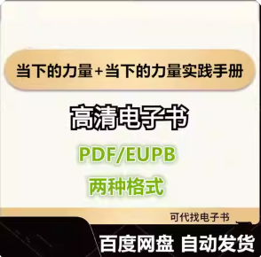 当下的力量+当下的力量实践手册(套装共2册) 电子书eupb pdf格式电子版-爱分享导航