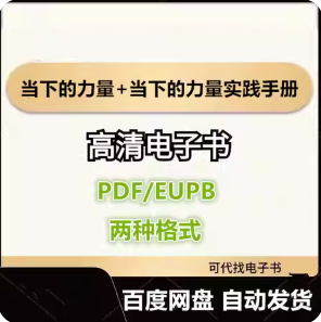 当下的力量+当下的力量实践手册(套装共2册) 电子书eupb pdf格式电子版-爱分享导航