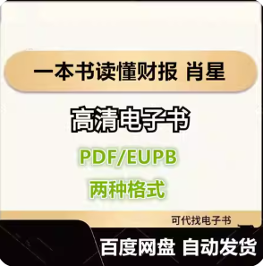一本书读懂财报 肖星 电子书eupb pdf格式电子版-爱分享导航