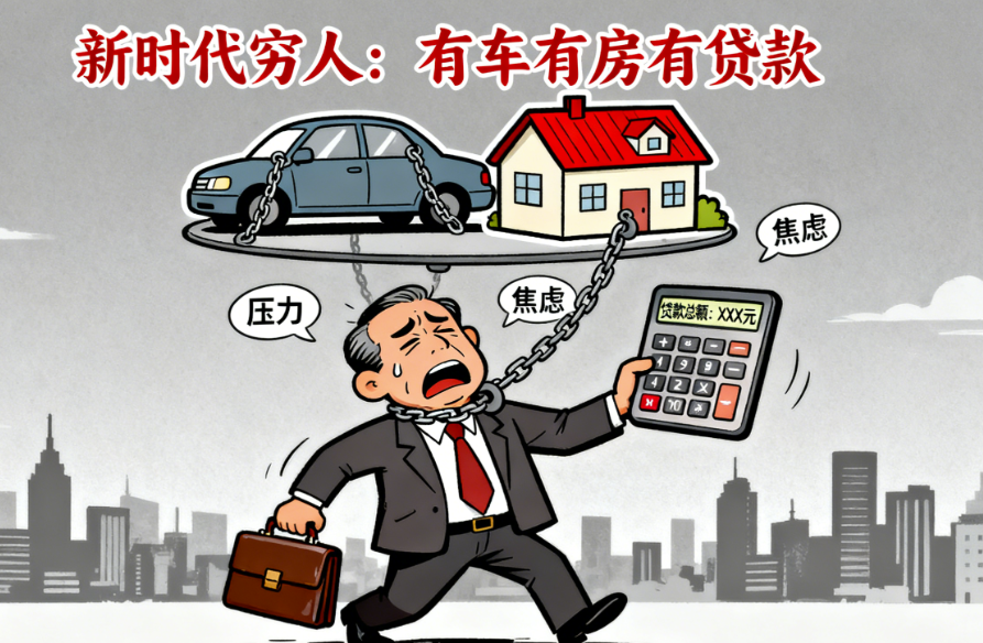 图片[1]-新时代穷人：有车有房有贷款-爱分享导航