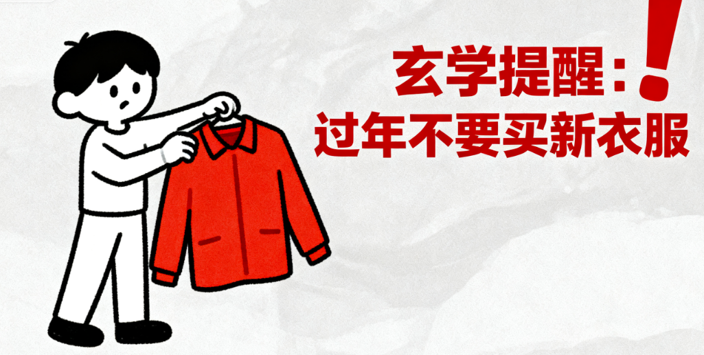 图片[1]-玄学提醒：过年不要买新衣服-爱分享导航