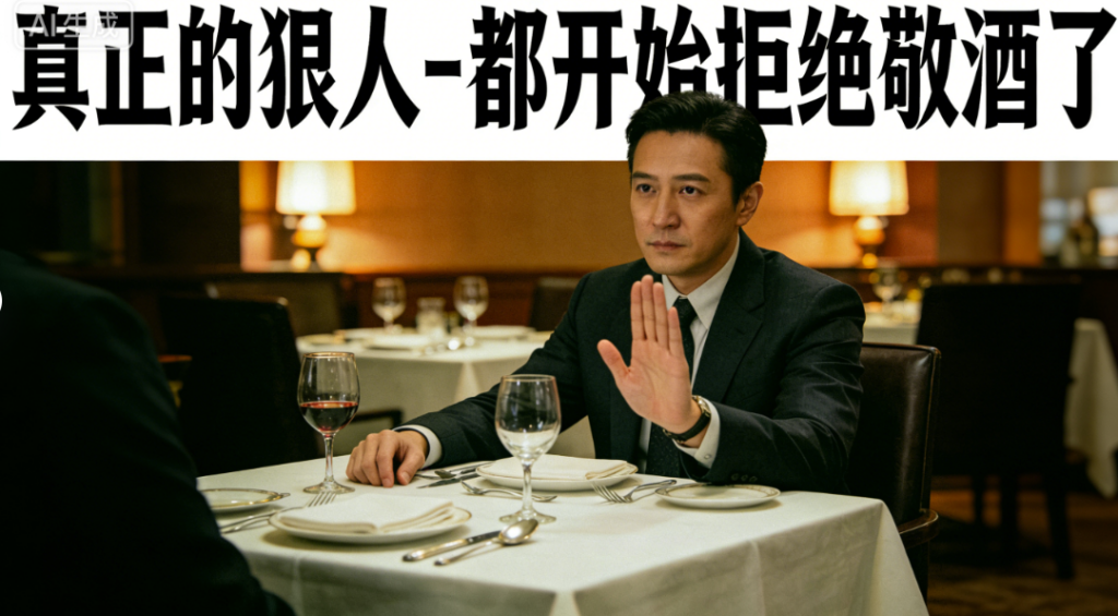 图片[1]-真正的狠人-都开始拒绝敬酒了-爱分享导航