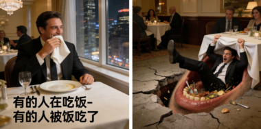 有的人在吃饭-有的人被饭吃了-爱分享导航