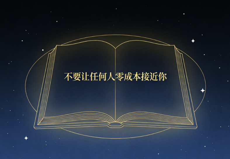 图片[1]-玄学提醒：不要让任何人零成本接近你-爱分享导航