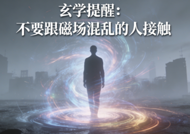 玄学提醒:不要跟磁场混乱的人接触
