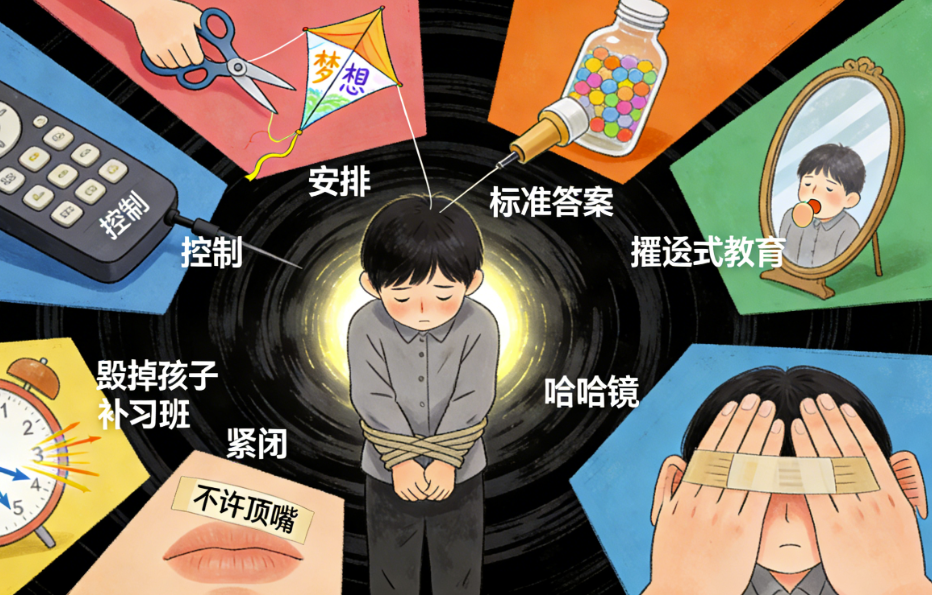 图片[1]-毁掉一个孩子的主体性-只要不停地做7件事