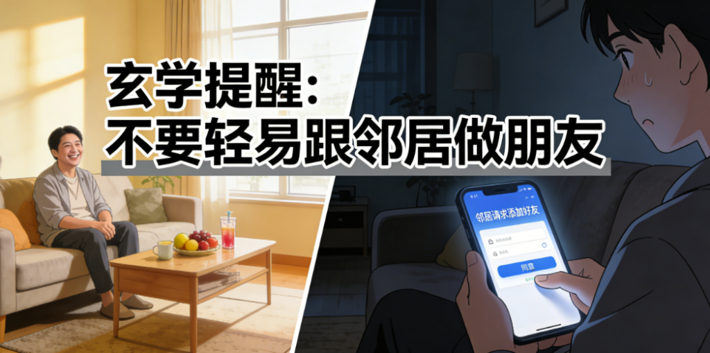 图片[1]-玄学提醒：不要轻易跟邻居做朋友-爱分享导航