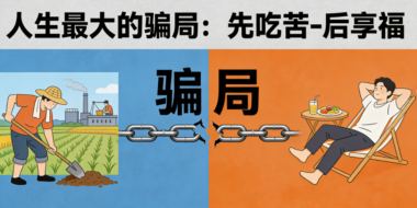 人生最大的骗局：先吃苦-后享福-爱分享导航