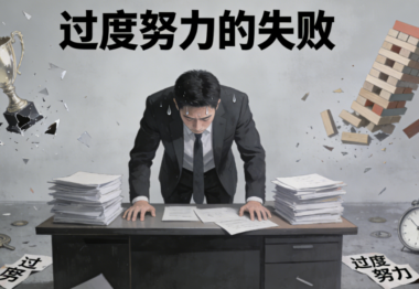 一个人很大的失败-过度努力-爱分享导航