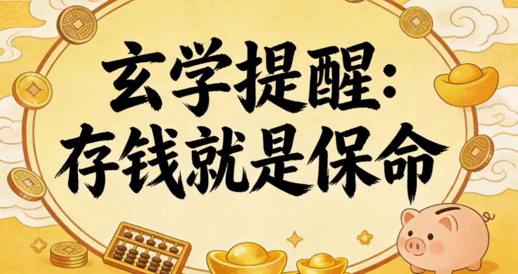 图片[1]-玄学提醒：存钱就是保命-爱分享导航