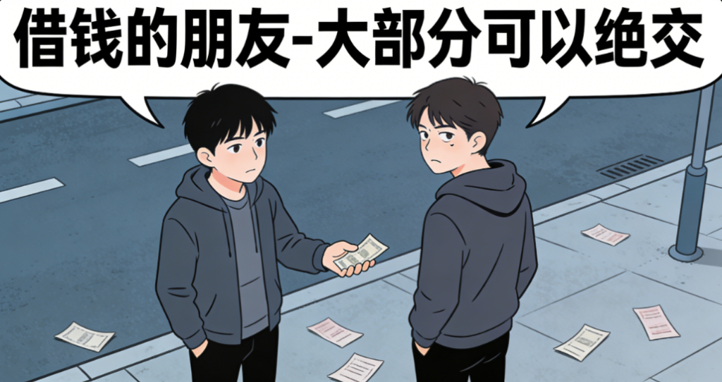 图片[1]-跟你借钱的朋友-大部分都可以绝交-爱分享导航