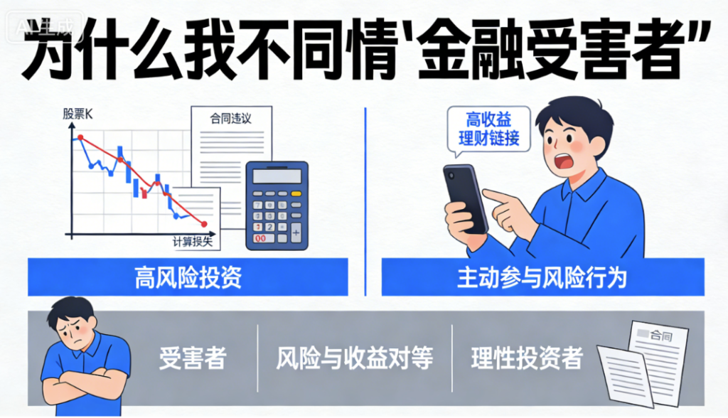 图片[1]-为什么我不同情“金融受害者”？-爱分享导航