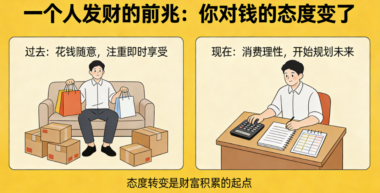 一个人发财的前兆：你对钱的态度变了-爱分享导航