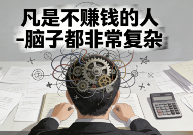 凡是不赚钱的人-脑子都非常复杂-爱分享导航