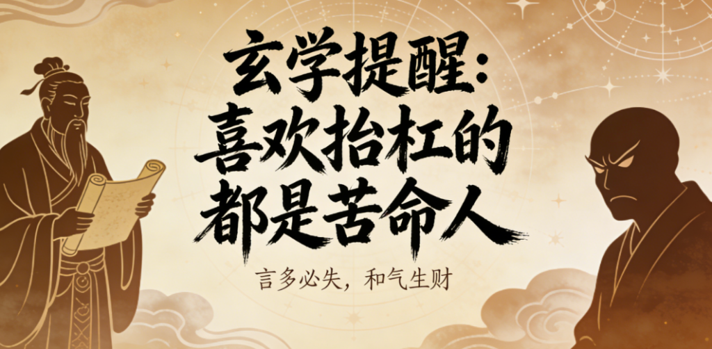 图片[1]-玄学提醒：喜欢抬杠的都是苦命人-爱分享导航