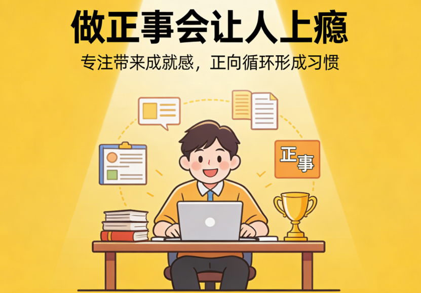 图片[1]-“做正事”会让人上瘾-爱分享导航