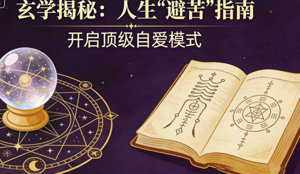 图片[1]-玄学揭秘：人生“避苦”指南-开启顶级自爱模式