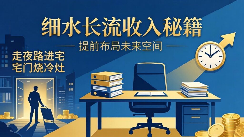 图片[1]-如何获得些细水长流的收入？-爱分享导航
