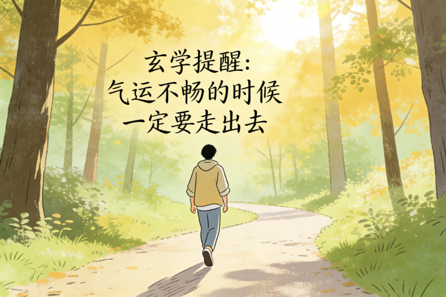 图片[1]-玄学提醒：气运不畅的时候_一定要走出去-爱分享导航