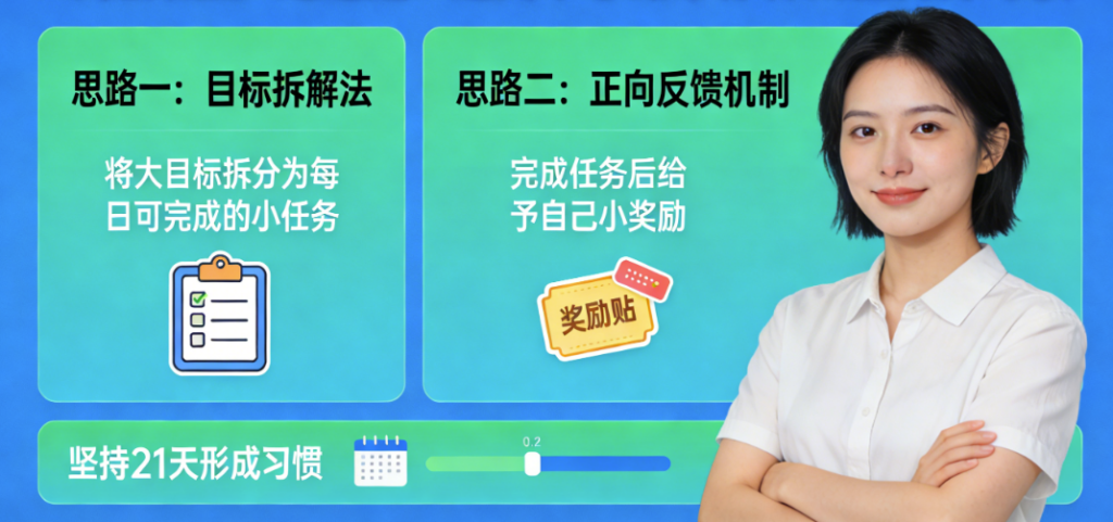 图片[1]-“浅尝辄止”退退退-这两个思路帮你养成坚持好习惯