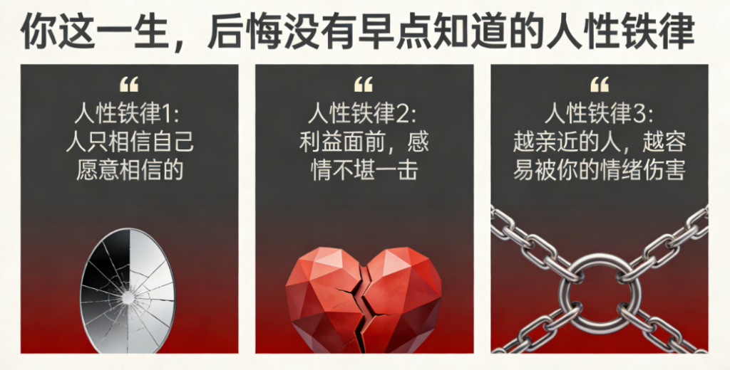 图片[1]-你这一生-后悔没有早点知道的人性铁律-爱分享导航