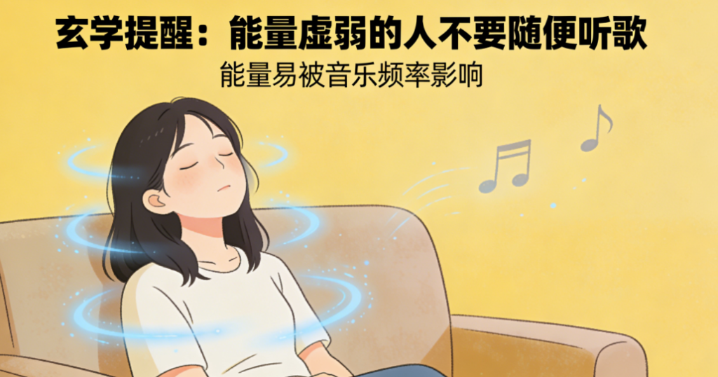图片[1]-玄学提醒：能量虚弱的人不要随便听歌
